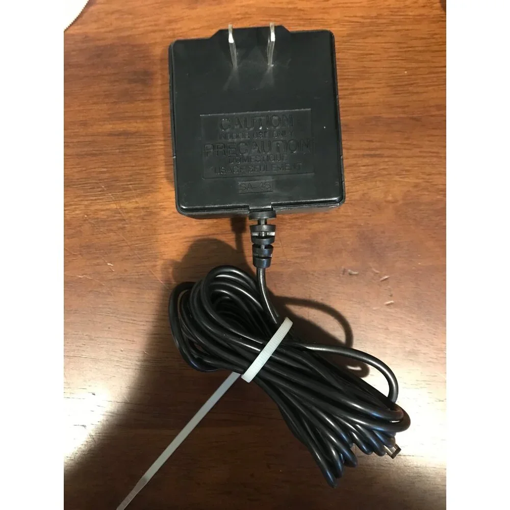 Sega Genesis Model 3025 Power Supply Black 9V DC 1A Adapter Plug For Power Base